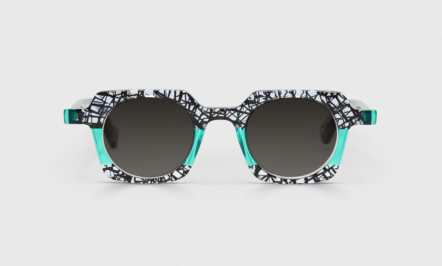 [00 - Black Chop and Teal Front and Temples]