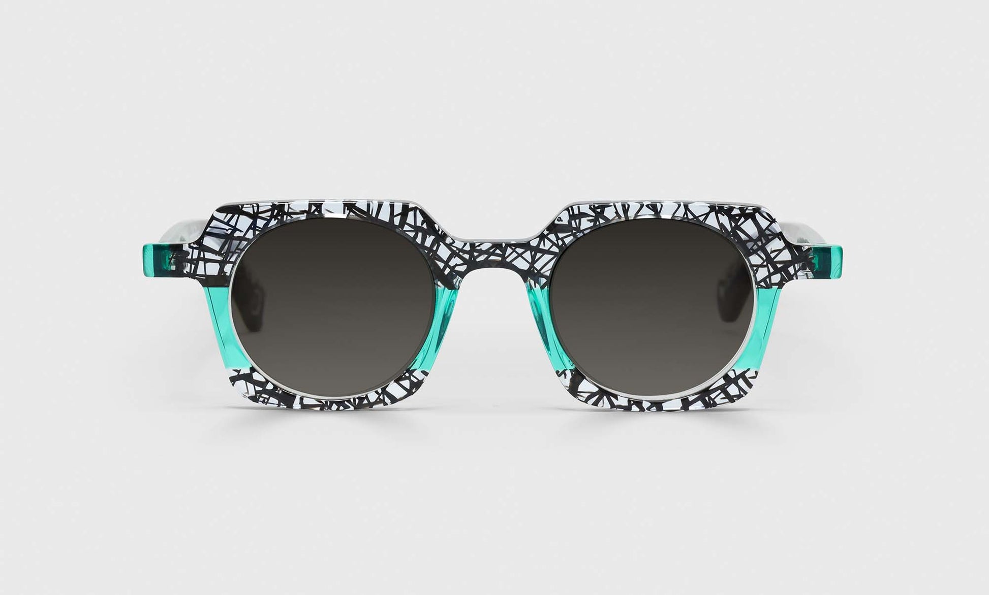 [00 - Black Chop and Teal Front and Temples]