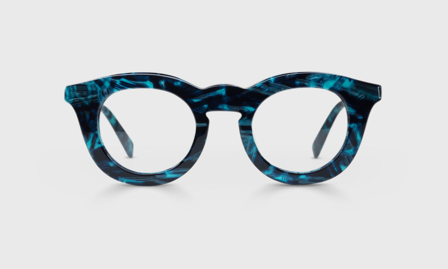 [10 - Blue Pattern Front and Temples]