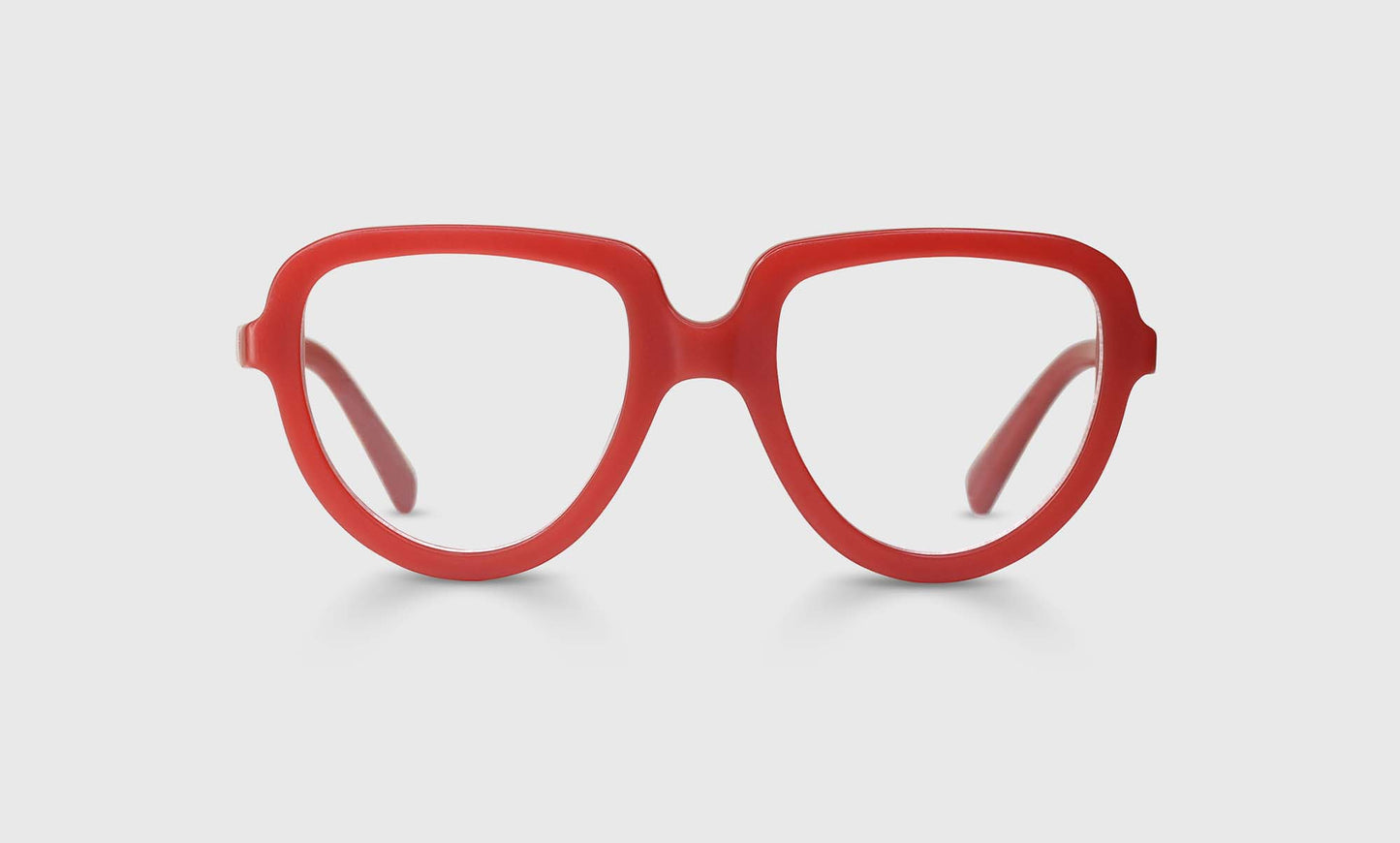 [76 - Matte Red-Orange Front and Temples]