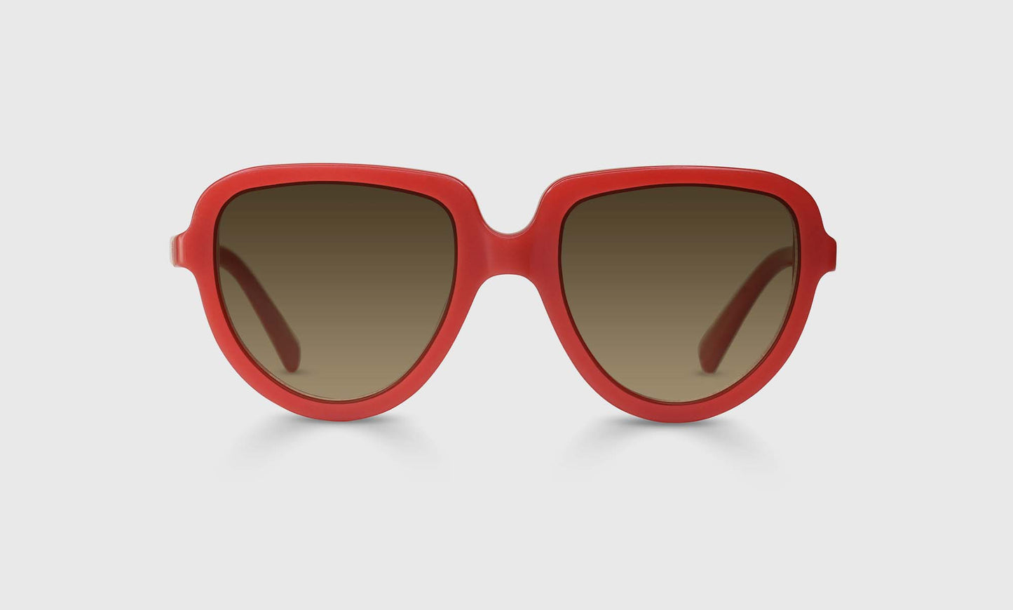 [76 - Matte Red-Orange Front and Temples]