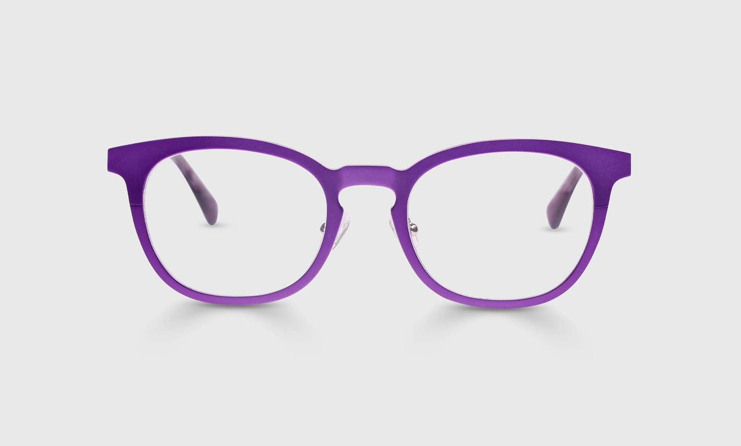 [15 - Satin Matte Plum Metal Front and Temples]