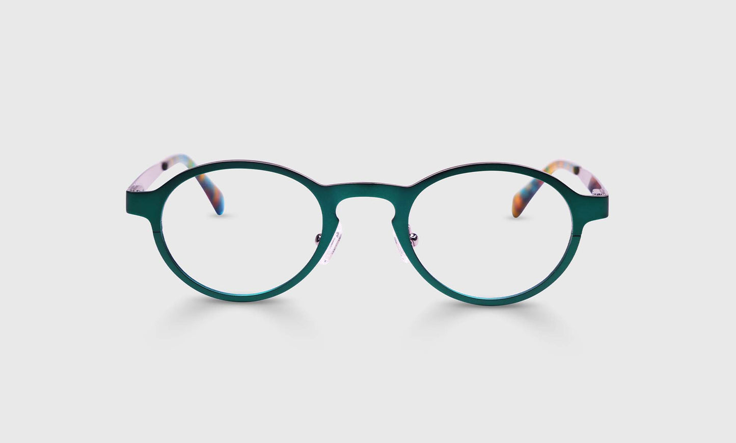 [17 - Satin Matte Pine Green Metal Front and Temples]