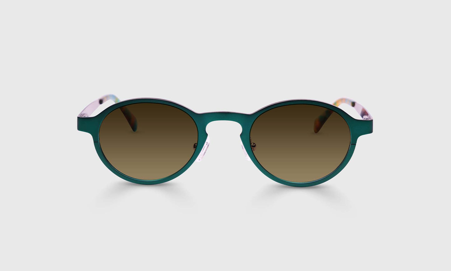 [17 - Satin Matte Pine Green Metal Front and Temples]