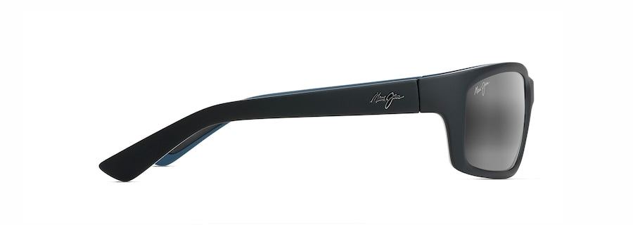 [Neutral Grey Lenses, Matte Soft Black With White And Blue Frame]