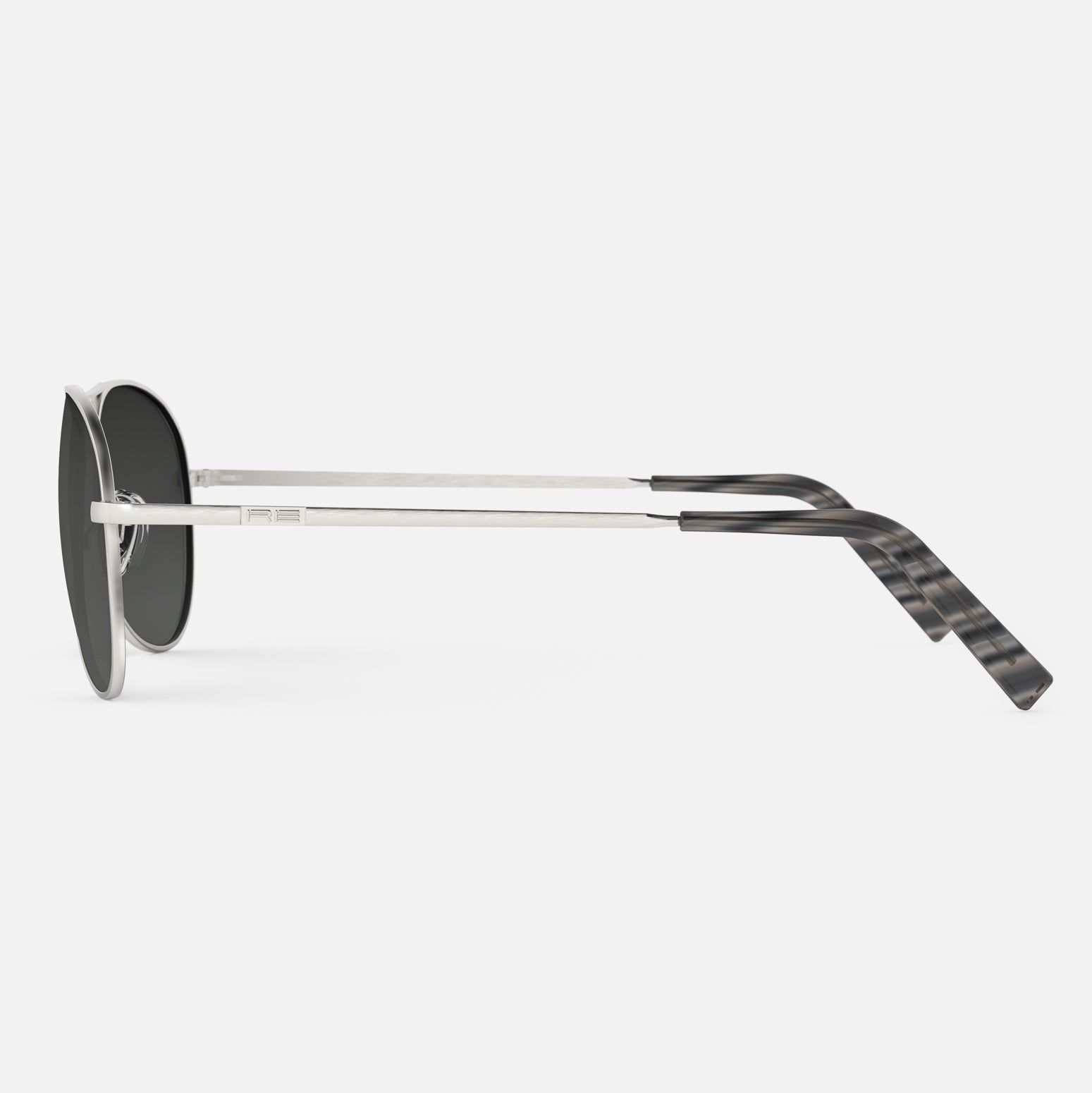 [Satin Silver &amp; Coastal Gray Polarized Gradient Nylon Lens]