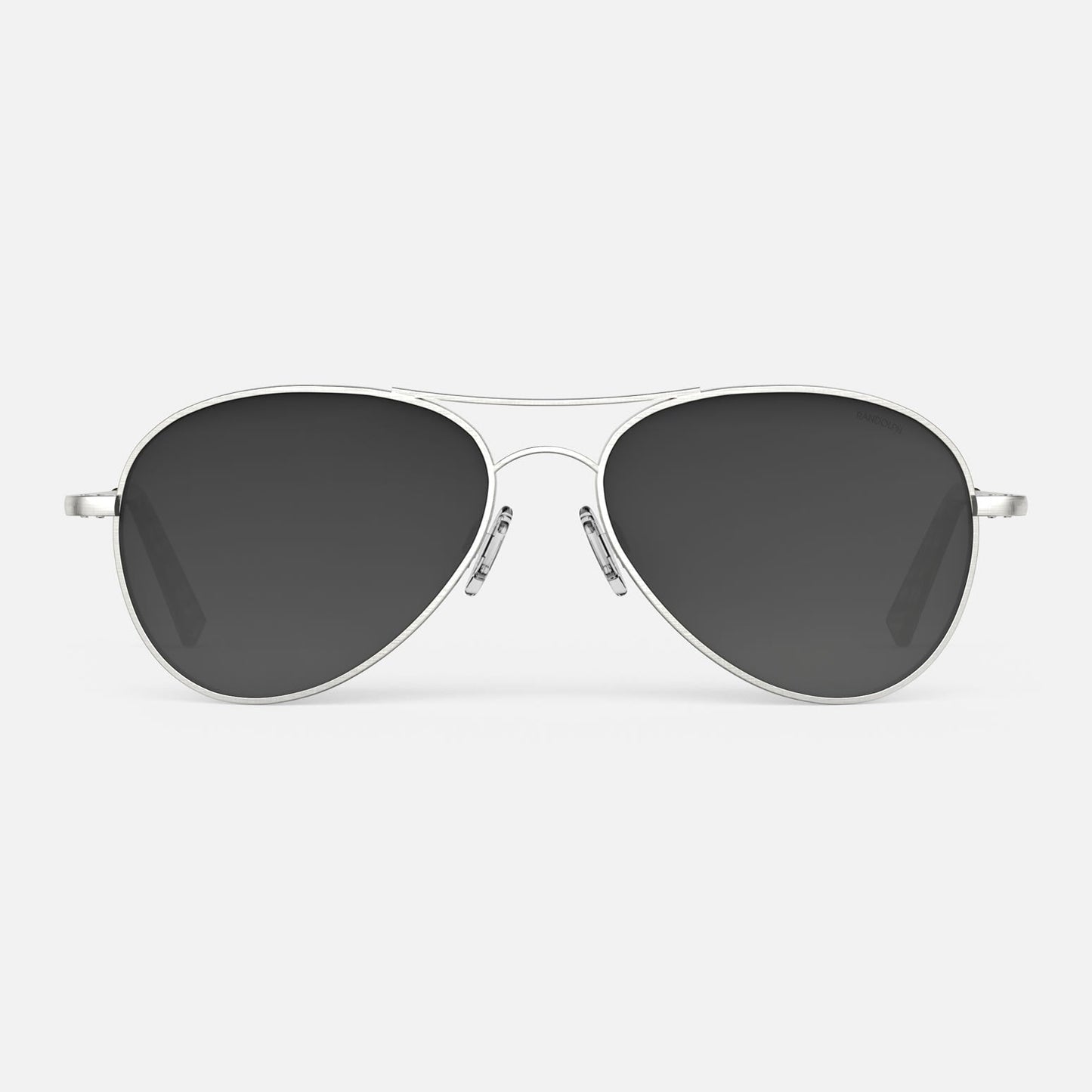 [Satin Silver &amp; Coastal Gray Polarized Gradient Nylon Lens]