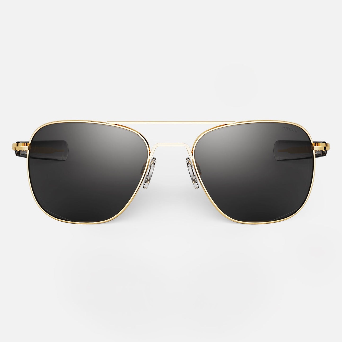 [23k Gold & American Gray Polarized Glass Lens]