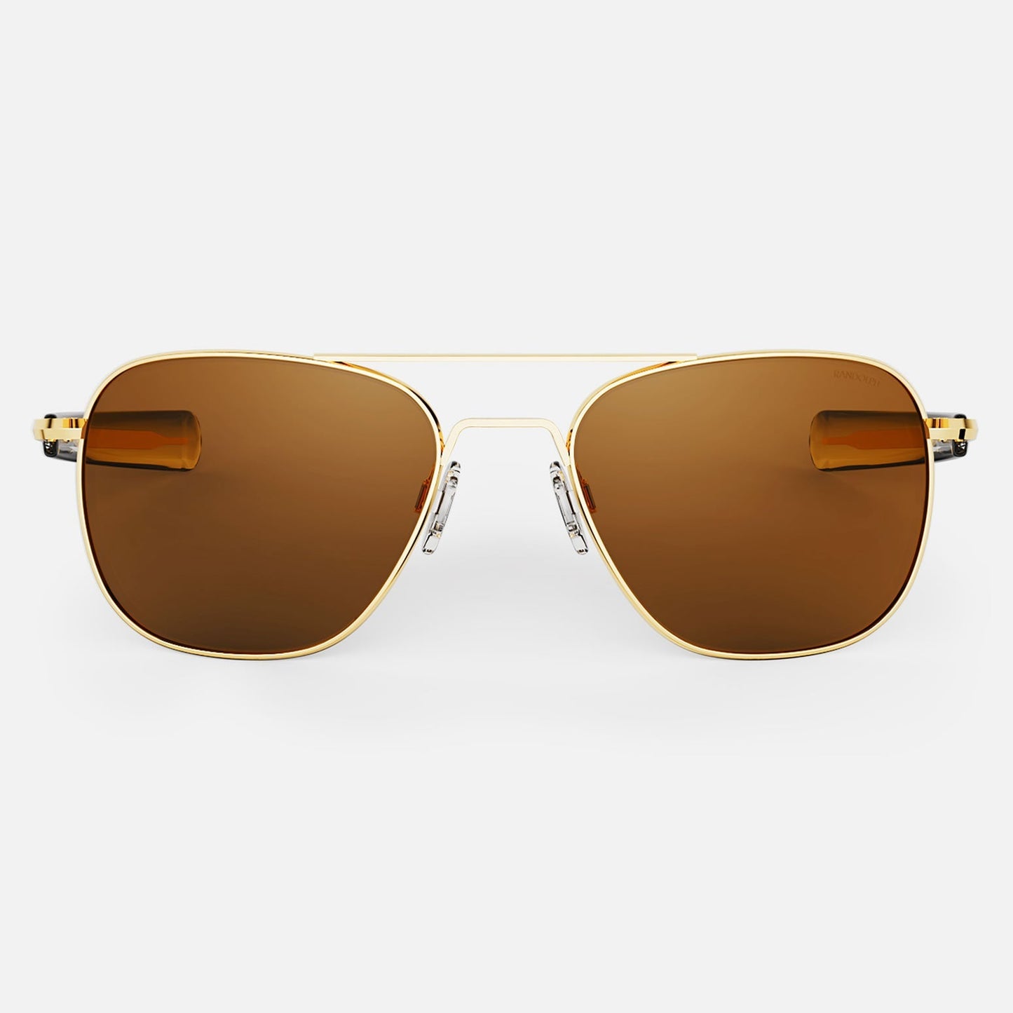 [23k Gold & American Tan Non-Polarized Glass Lens]