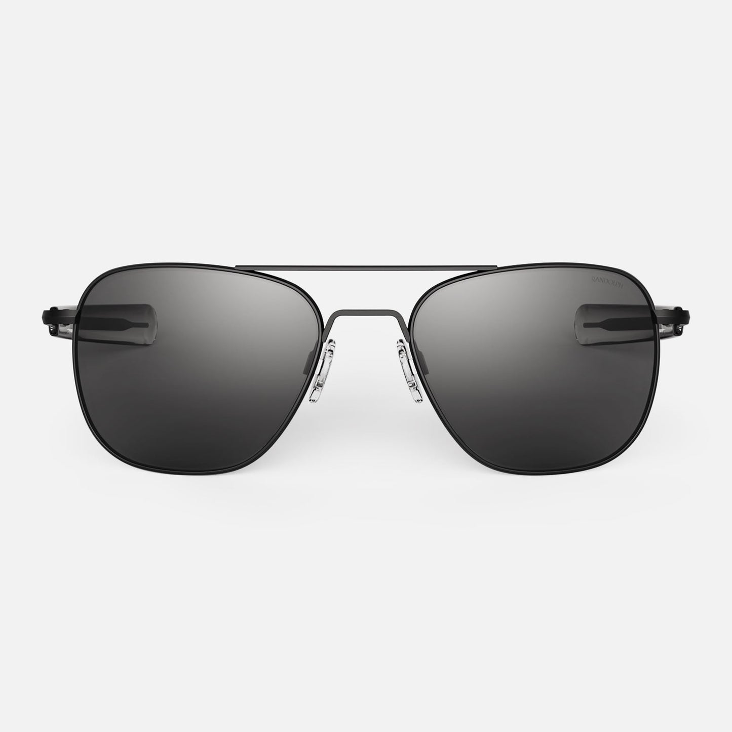 [Matte Black & American Gray Non-Polarized Glass Lens]