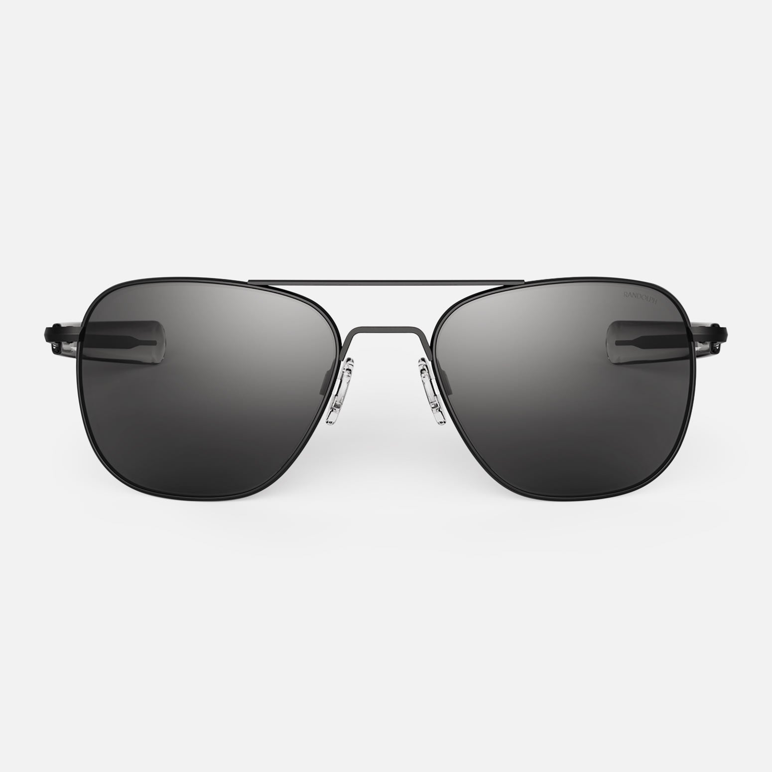 [Matte Black & American Gray Non-Polarized Glass Lens]