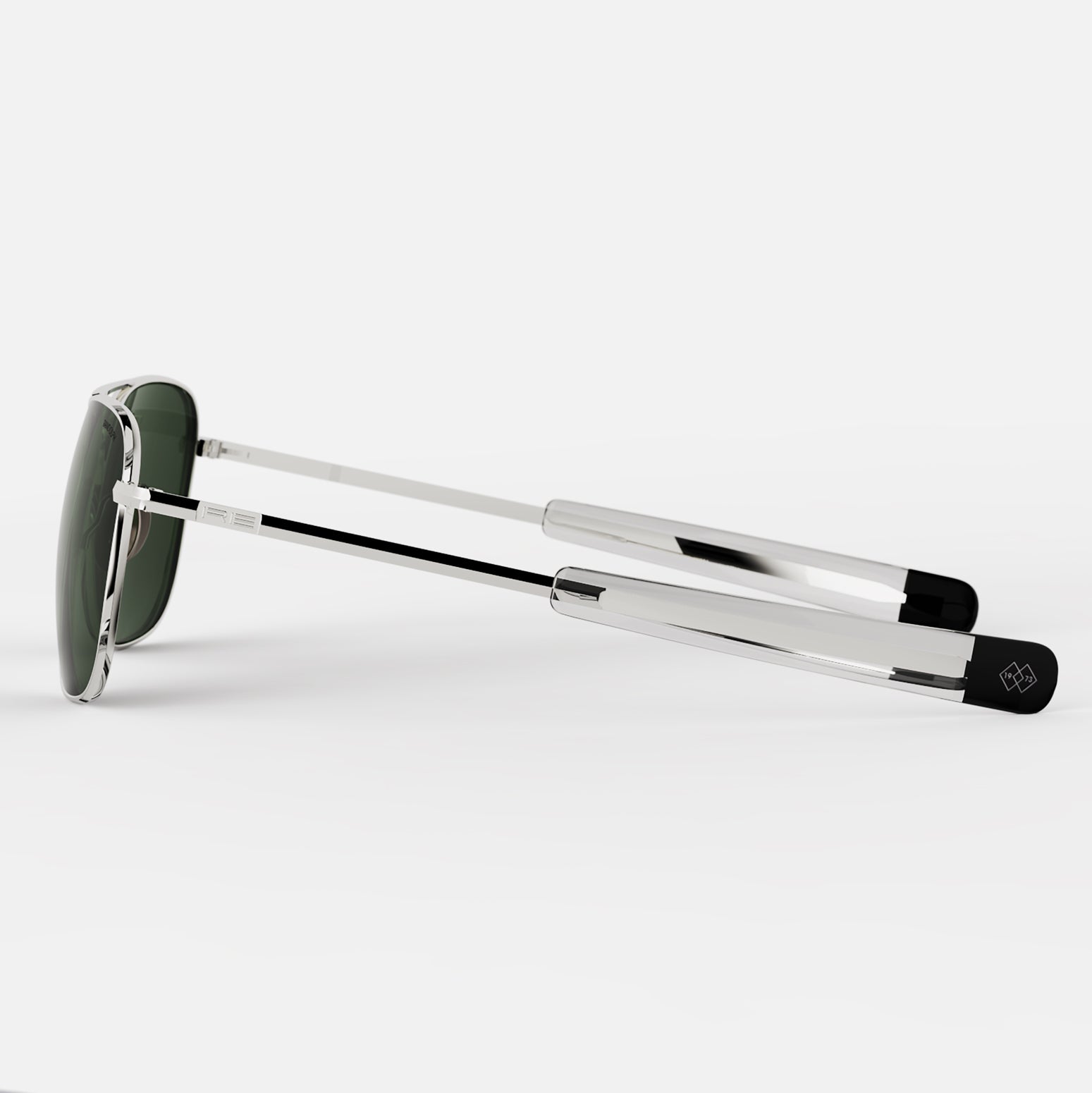 [23k White Gold & AGX Polarized Glass Lens]