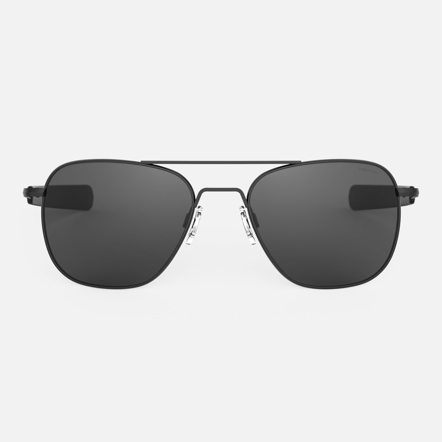 [Matte Black & Non-Polarized American Gray Glass Lens]