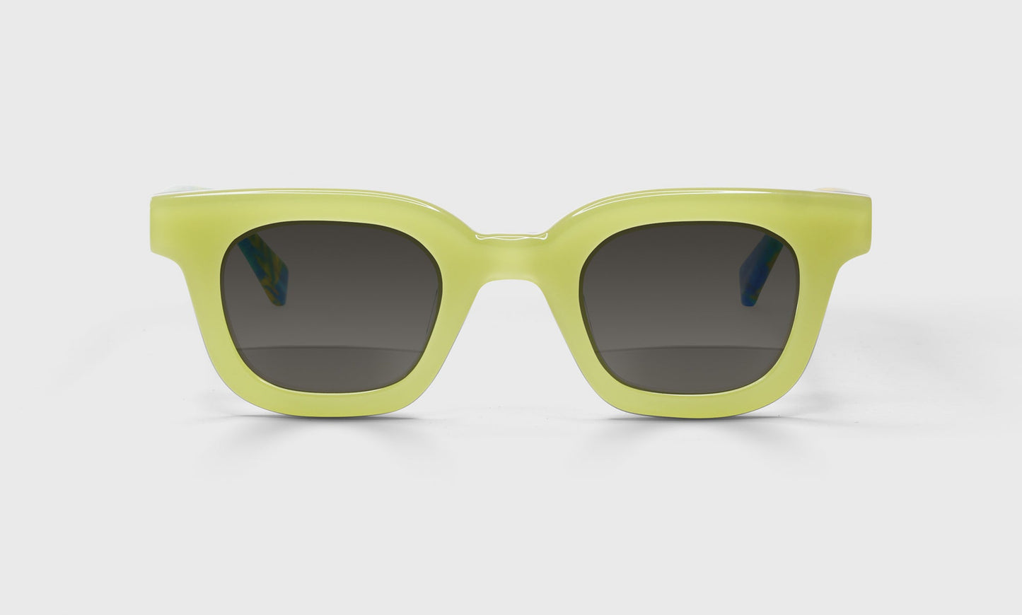 [17 - Lime Green Front with Teal and Green Chop Temples]