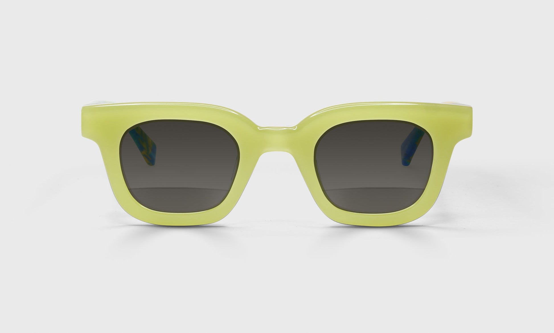 [17 - Lime Green Front with Teal and Green Chop Temples]