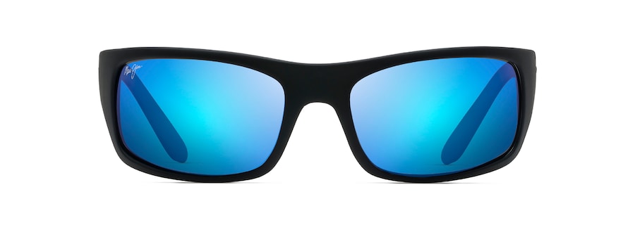 [Blue Hawaii Lenses, Black Matte Rubber Frame]