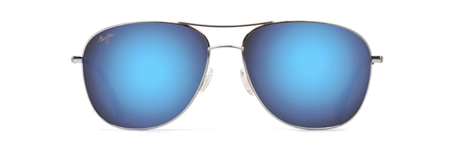 [Blue Hawaii Lenses, Silver Frame]
