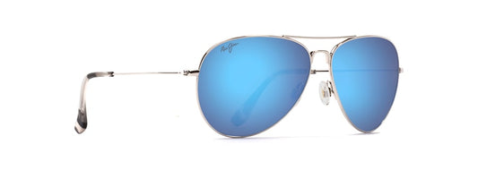 [Blue Hawaii Lenses, Silver Frame]