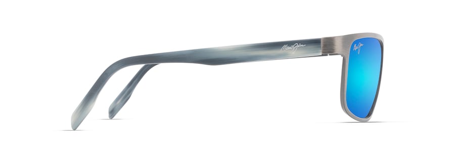 [Blue Hawaii Lenses, Brushed Dark Gunmetal Frame]