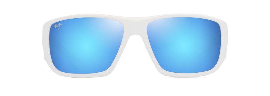 [Blue Hawaii Lenses, Matte White Frame]