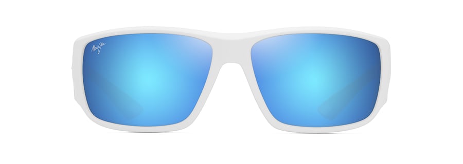 [Blue Hawaii Lenses, Matte White Frame]