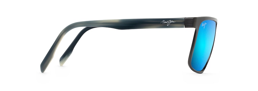 [Blue Hawaii Lenses, Brushed Dark Gunmetal Frame]