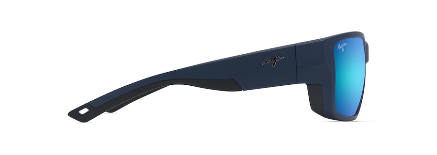 [Blue Hawaii Lenses, Matte Dark Navy With Black Rubber Frame]