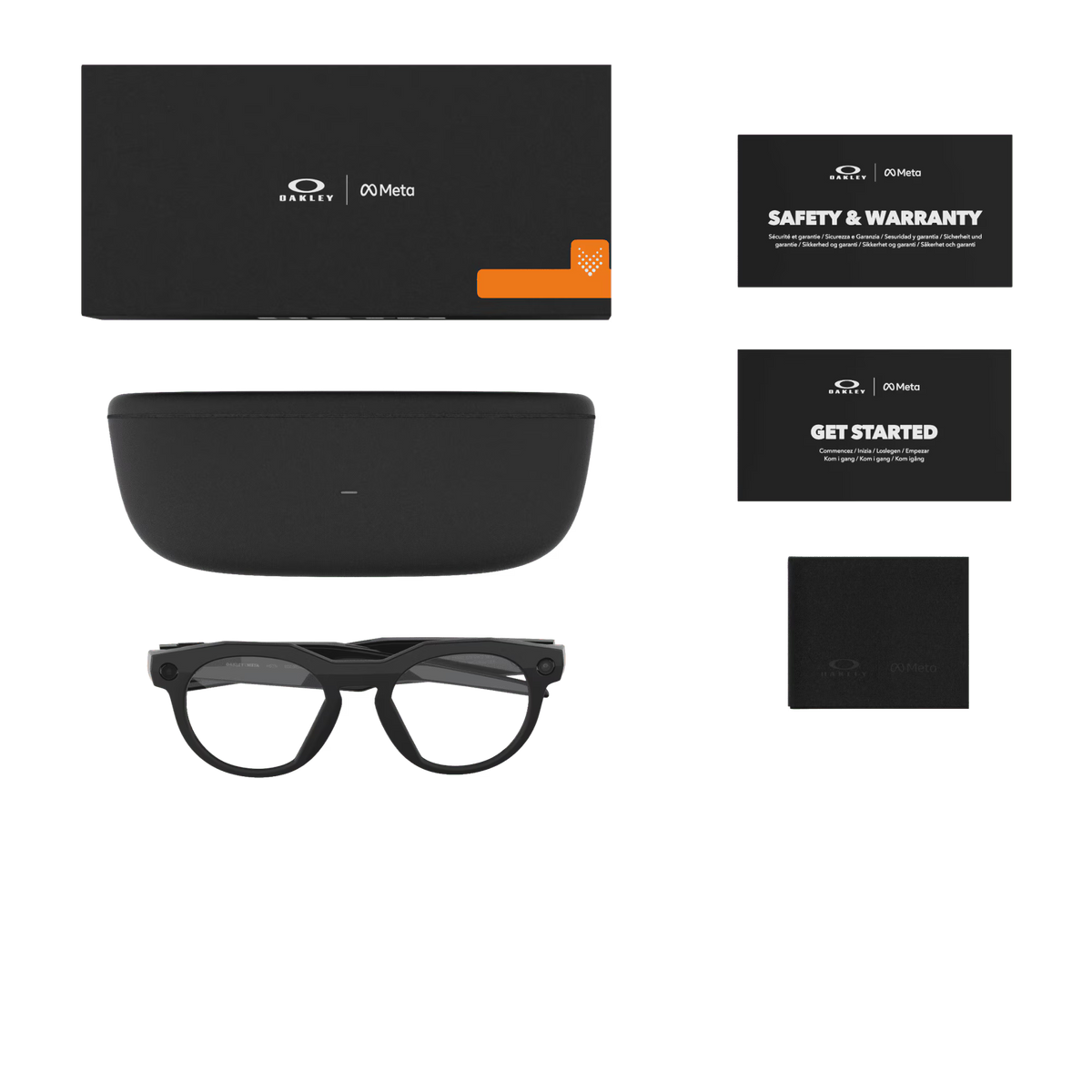 [Black/Clear] Oakley Meta HSTN specs eyewear wichita kansas