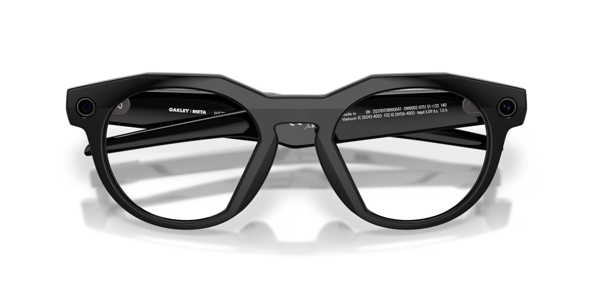 [Black/Clear] Oakley Meta HSTN specs eyewear wichita kansas