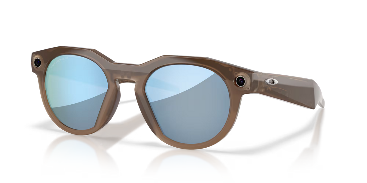 [Brown Smoke/Prizm Deep Water Polarized] Oakley Meta HSTN specs eyewear wichita kansas
