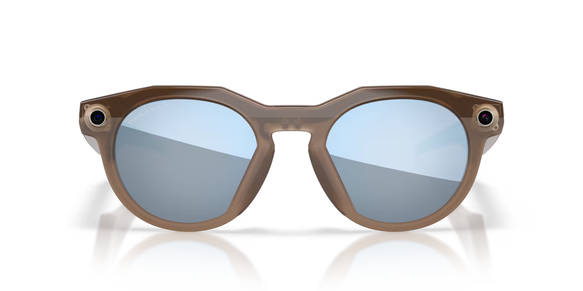 [Brown Smoke/Prizm Deep Water Polarized] Oakley Meta HSTN specs eyewear wichita kansas