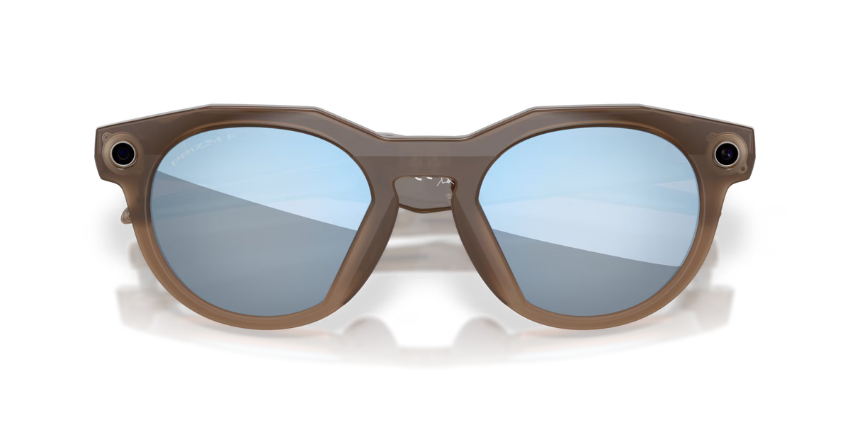 [Brown Smoke/Prizm Deep Water Polarized] Oakley Meta HSTN specs eyewear wichita kansas
