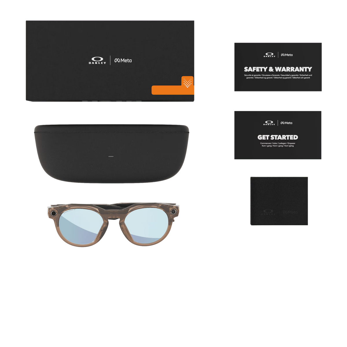 [Brown Smoke/Prizm Deep Water Polarized] Oakley Meta HSTN specs eyewear wichita kansas
