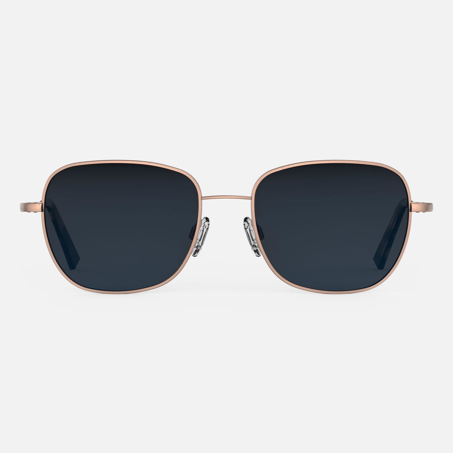 [22k Satin Rose Gold & Slate Polarized Gradient Nylon Lens]