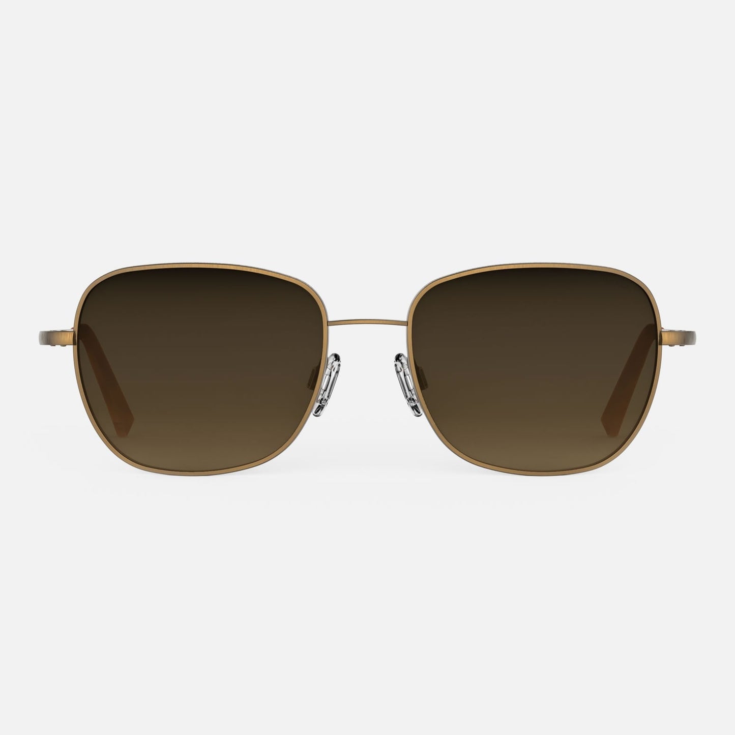 [22k Satin Chocolate Gold & Cape Sand Polarized Gradient Nylon Lens]