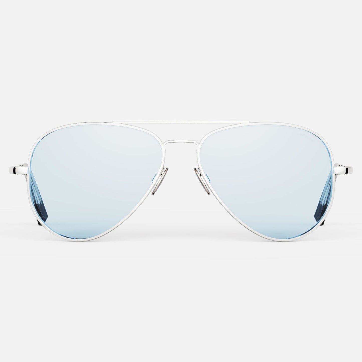 [23k White Gold & Blue Hydro Non-Polarized Glass Lens]