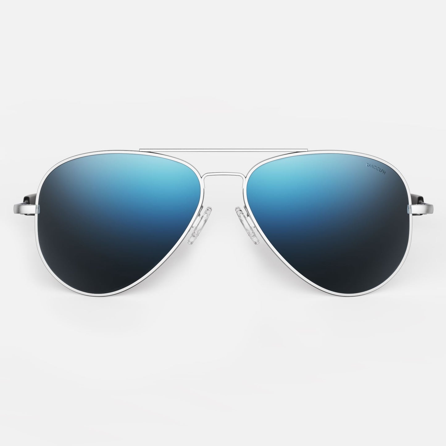 [Matte Chrome & Cobalt Polarized Glass Lens]