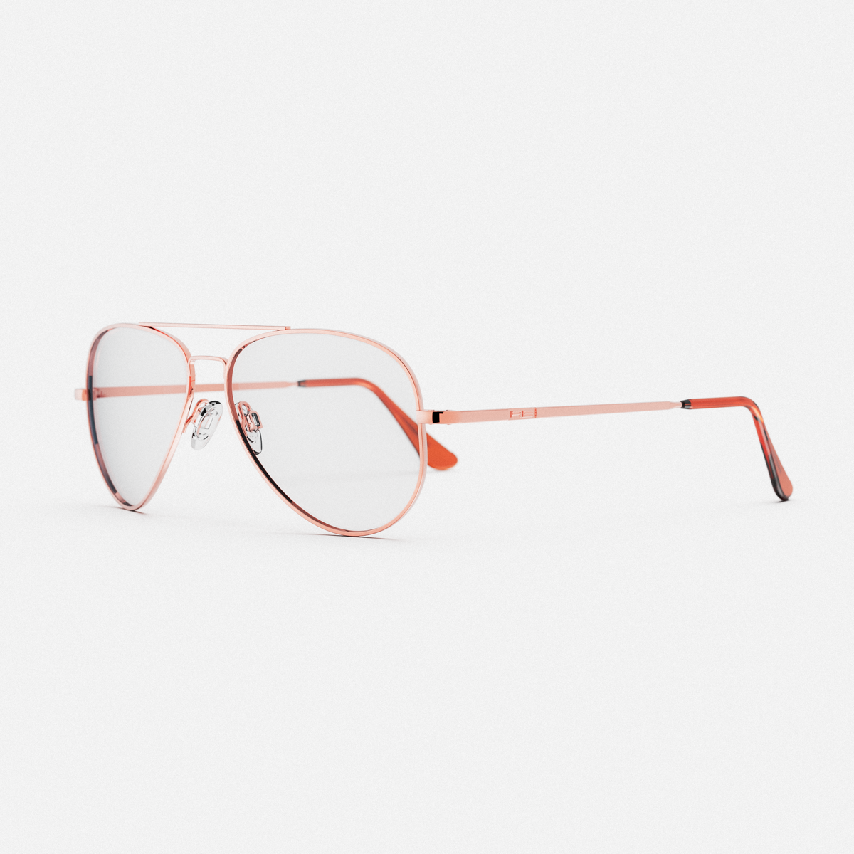 [22k Rose Gold & Clear SkyRx Lens]