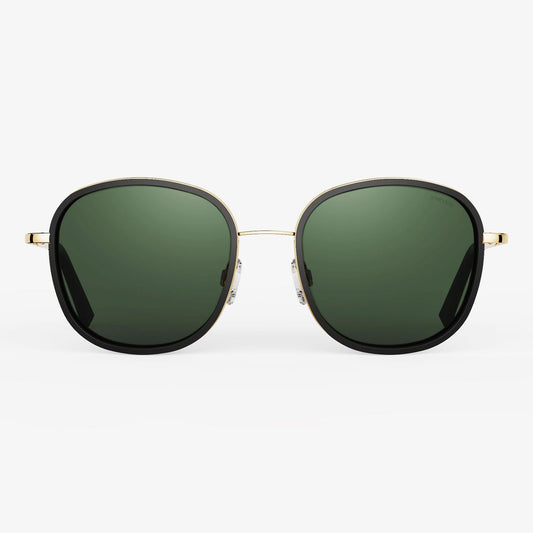 [23k Gold & Matte Onyx Inlay & AGX Polarized Nylon Lens]