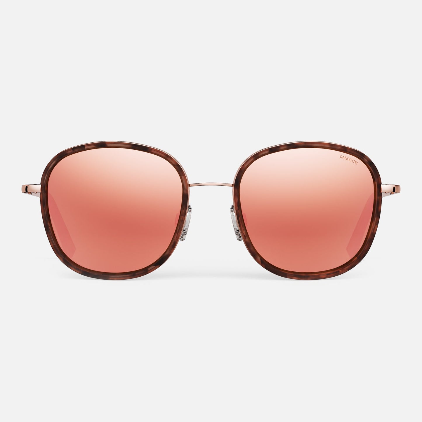 [22k Rose Gold & Rose Tortoise Inlay & Rose Gold Polarized Nylon Lens]