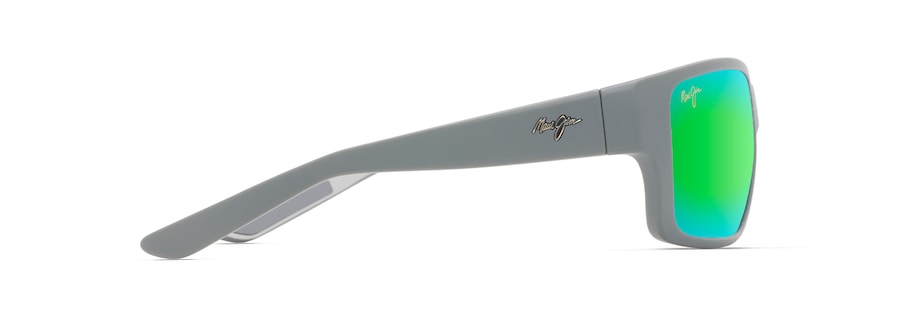 [Mauigreen® Lenses, Matte Dark With Light Grey Interior Frame]