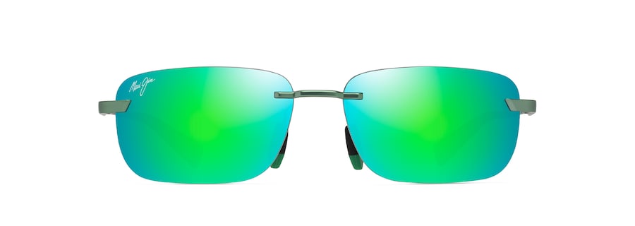 [Mauigreen® Lenses, Matte Trans Green Frame]