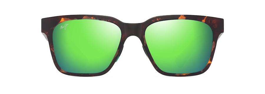 [Mauigreen® Lenses, Matte Dark Havana Frame]