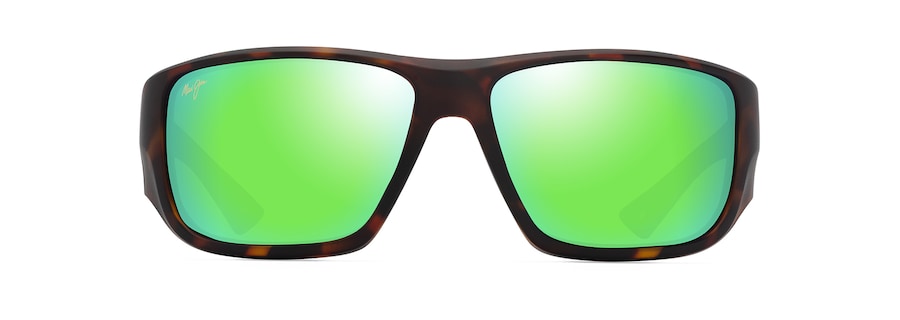 [Mauigreen® Lenses, Matte Dark Havana Frame]