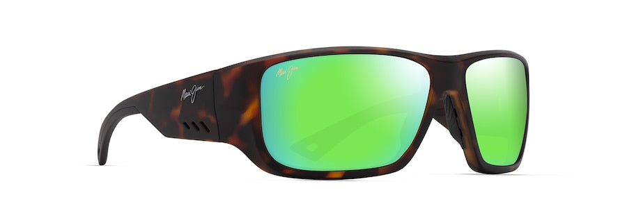 [Mauigreen® Lenses, Matte Dark Havana Frame]