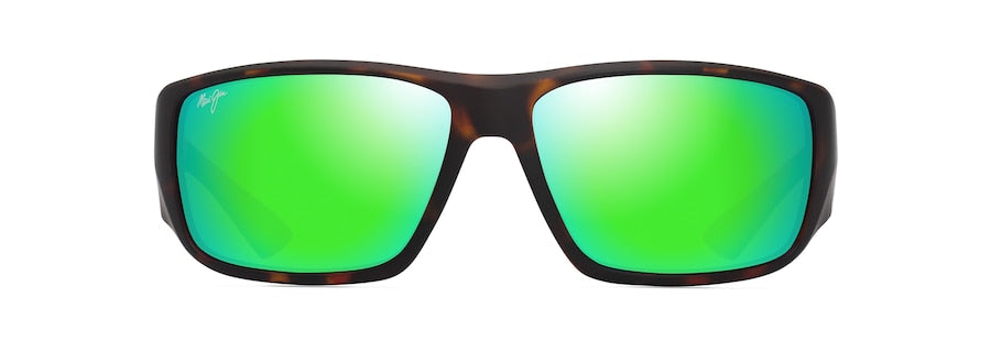 [Mauigreen® Lenses, Matte Dark Havana Frame]