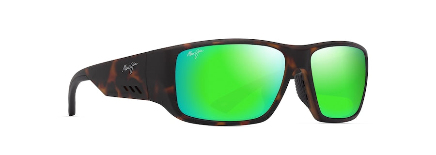 [Mauigreen® Lenses, Matte Dark Havana Frame]