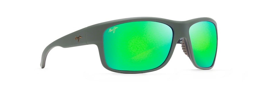 [Mauigreen® Lenses, Soft Matte Khaki With Brown And Black Frame]