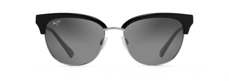 [Neutral Grey Lenses, Black With Silver Frame]