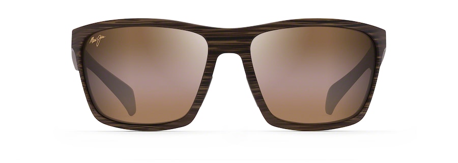 [Hcl® Bronze Lenses, Matte Brown Wood Grain Frame]